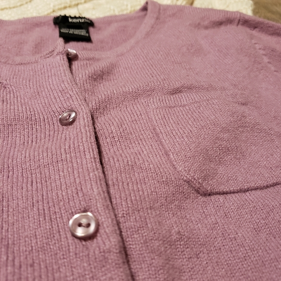 Vintage 90s 100% cashmere cardigan - Picture 5 of 6